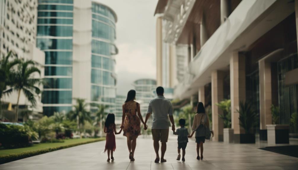 comfortable stay with family