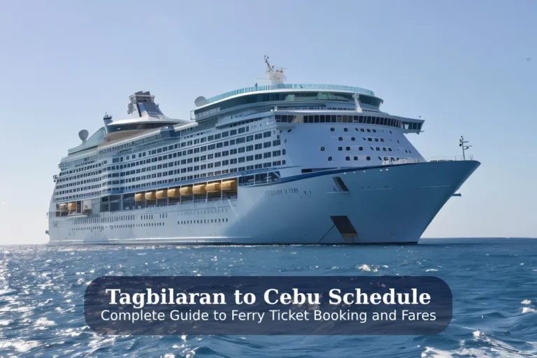 Tagbilaran to Cebu Schedule