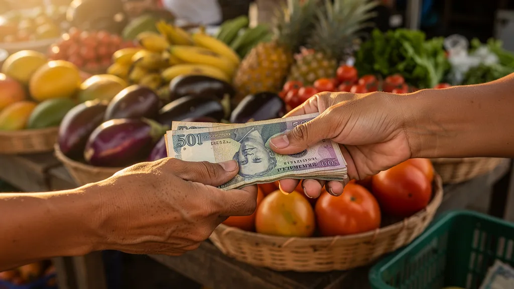 Market vendor and customer bargaining in Cebu